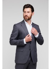 Костюм чоловічий темно-сірий однотонний
