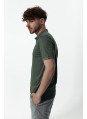 Футболка поло чоловіча зелена