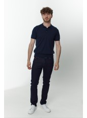 Футболка поло чоловіча синя